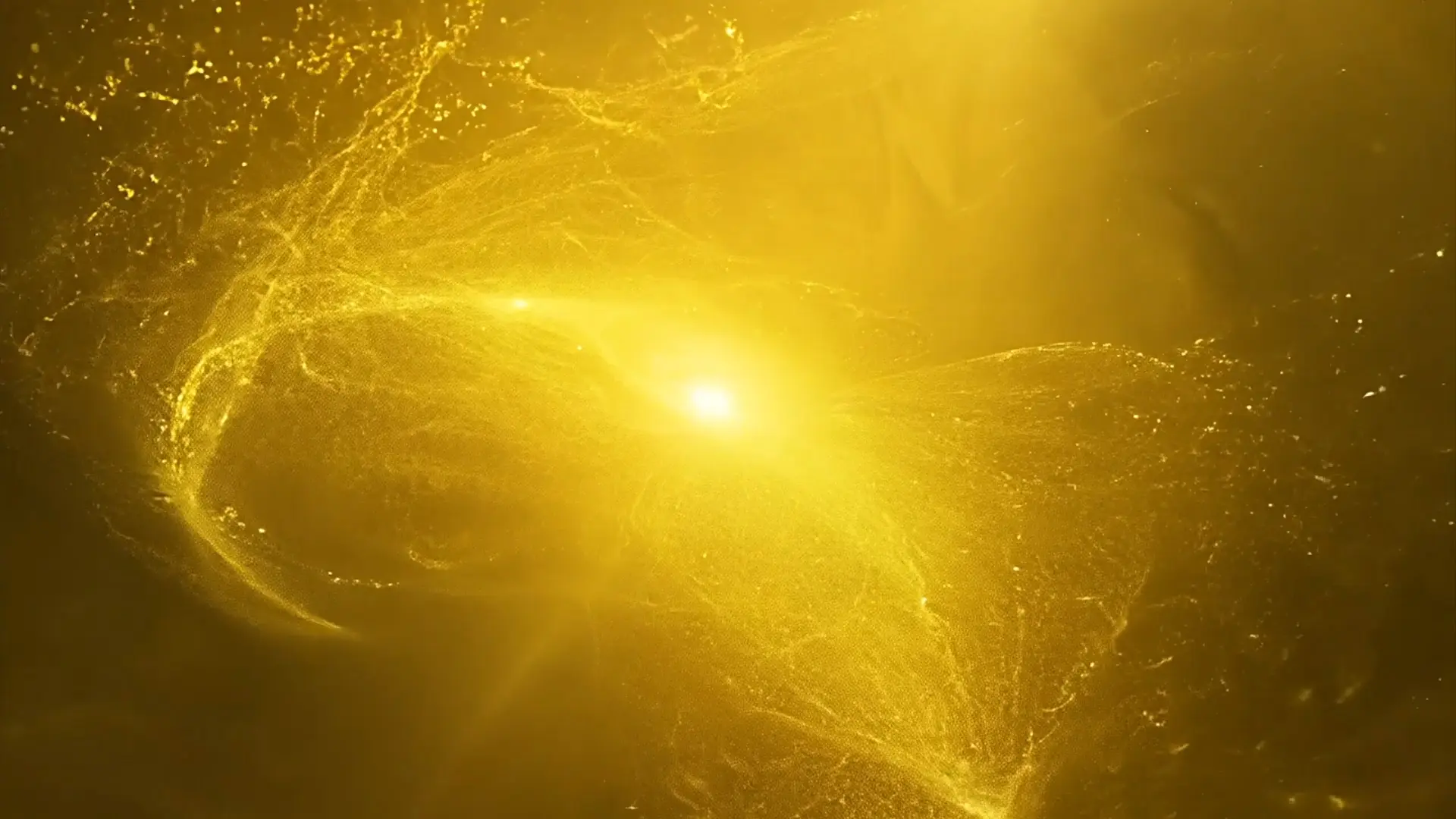 Radiant Golden Dust Particle Overlay for Video Projects